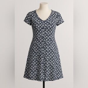 V by Violet Weekend Geometric Knit Fit & Flare Dress | Anthropologie | Size M